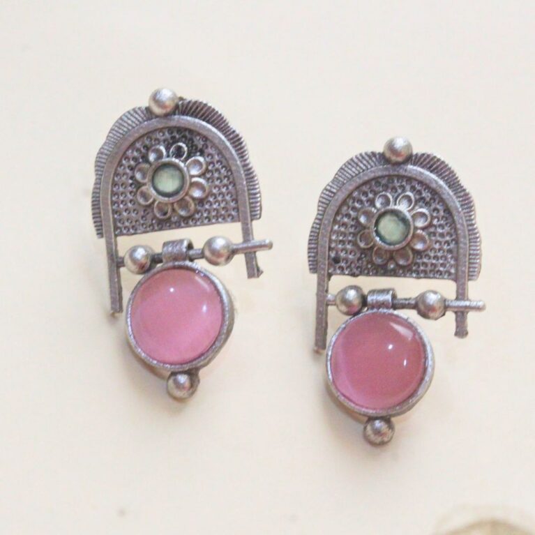 silver-oxidized-studs
